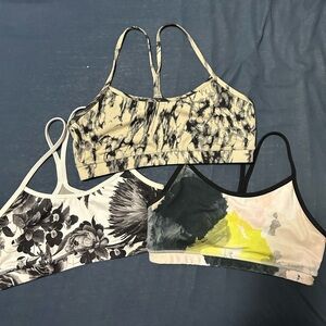 Lululemon Flow Y bra bundle